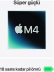 Apple MacBook Air M4 24GB 512GB SSD macOS 13" Taşınabilir Bilgisayar Gök Mavisi MC6V4TU/A